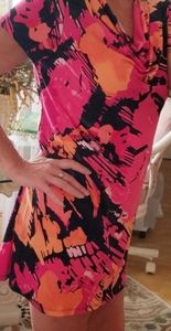 Style &Co vibrant adorable floral above knee dress